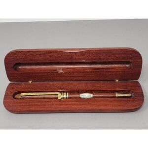 Luxury Wooden Ballpoint Pen With Matching Case - Made In Taiwan Golf Club Design